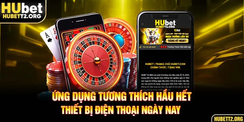 Ứng dụng tương thích hầu hết thiết bị điện thoại ngày nay 