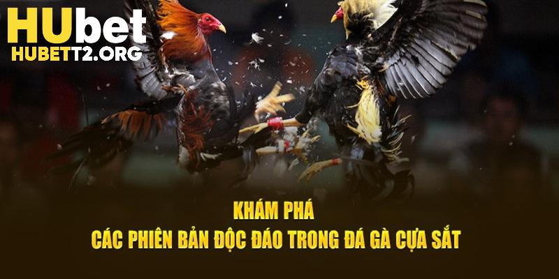 Khám phá các phiên bản độc đáo trong đá gà cựa sắt